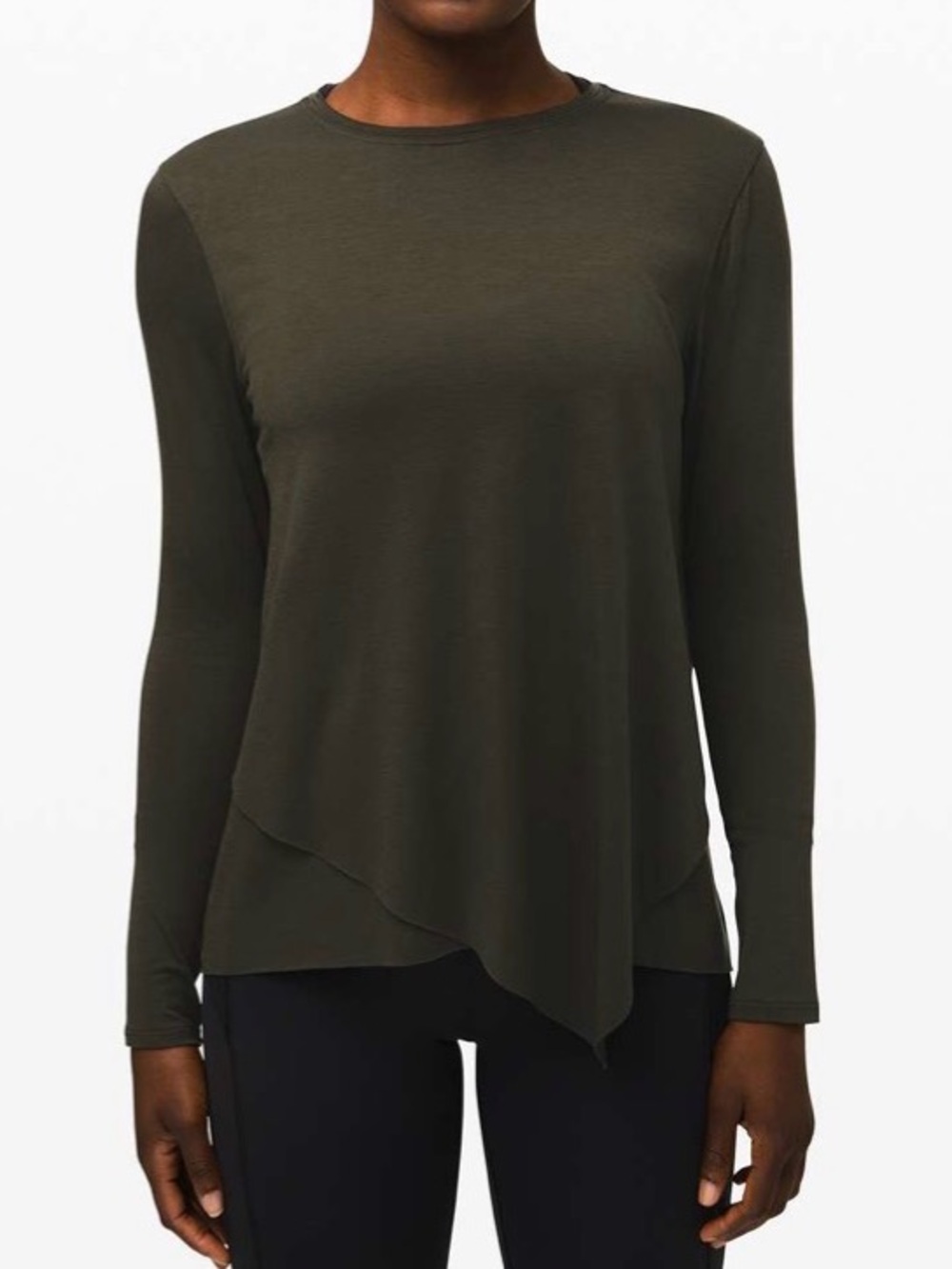 Lululemon Sweetest Day Long Sleeve *Tencel in Dark Olive